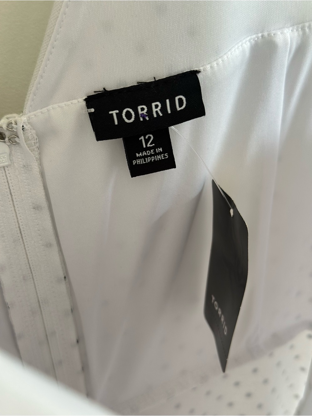 torrid White Polka Dot Midi Dress - Picture 10 of 16
